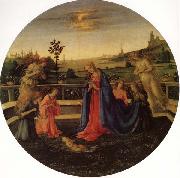 Filippino Lippi Adoration of the Christ Child Spain oil painting artist